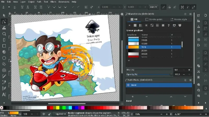 inkscape-矢量图形编辑软件