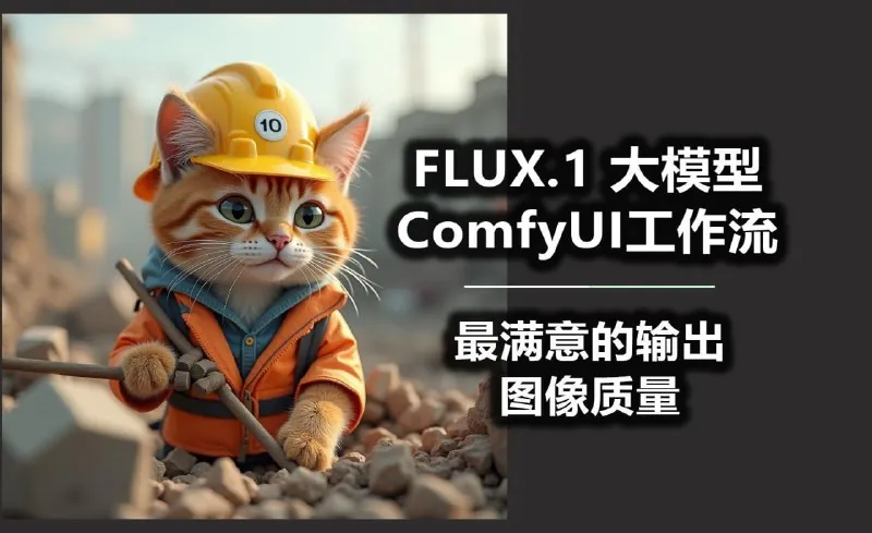 B站精品课《AI-Comfyui工作流+FLUX模型视频教程合集（附配套课件）》
