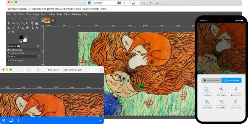 RustDesk-远程桌面应用程序