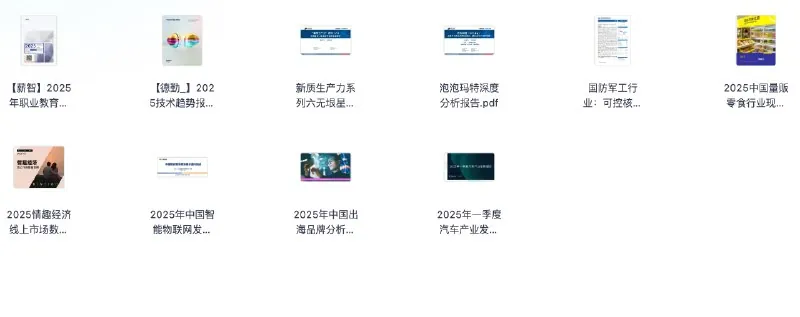 行业报告分享20250619