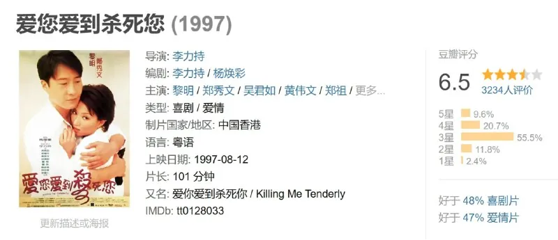 爱您爱到杀死您（1997）