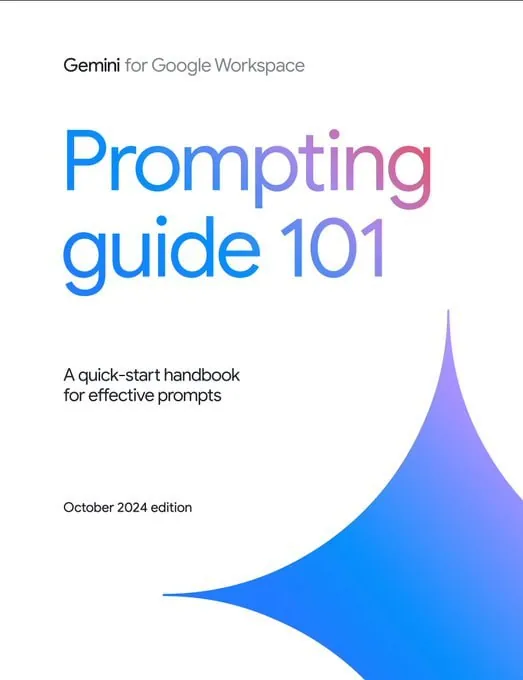 《GeminiforGoogleWorkspace提示词指南101》中英文翻译版[pdf]