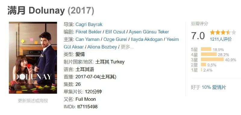 满月Dolunay（2017）