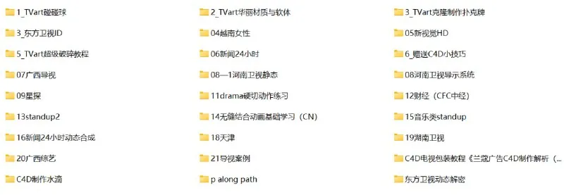 C4DAE黄金课堂tvart